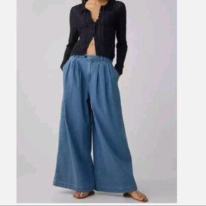 Gap x DOEN High Rise Pleated Denim Trousers Size 25 / 0